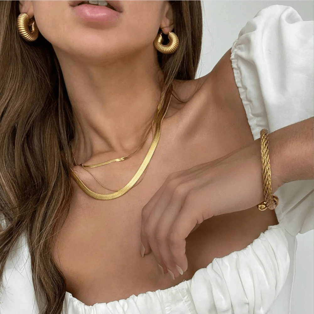 Brinco de Argola Banhado a Ouro 18k - Sundian - Sundian