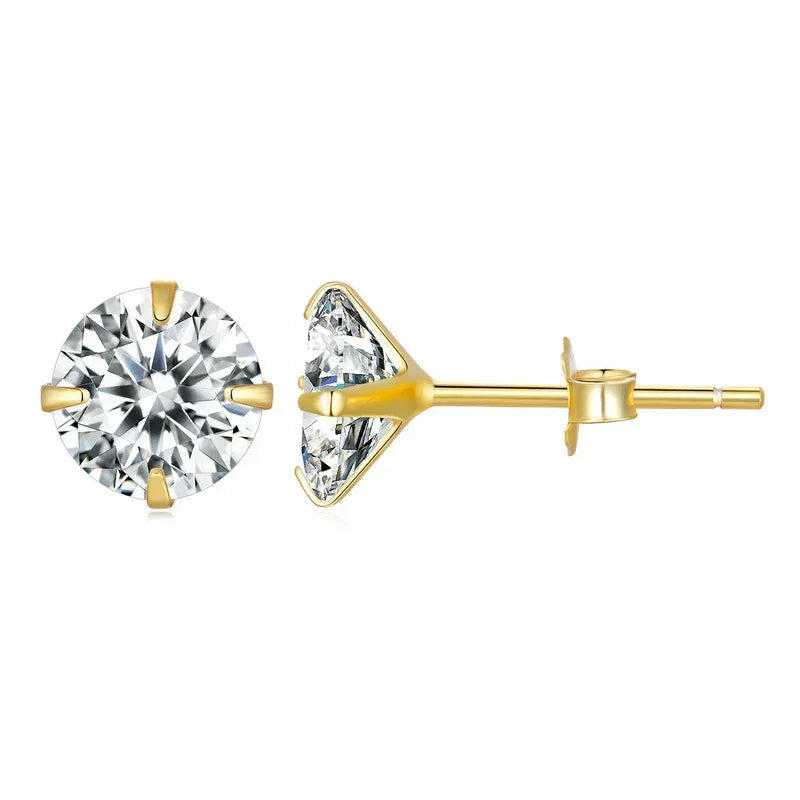 Pendientes Capri bañados en oro de 18k: elegancia y comodidad para el día a día.