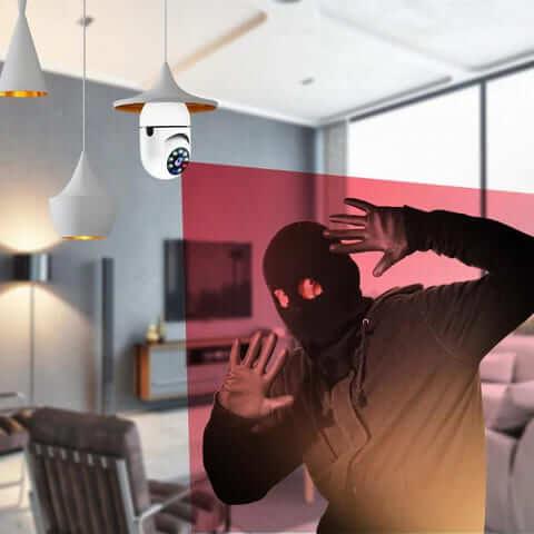 Cámara de seguridad inteligente Full HD con Wi-Fi de 360 grados