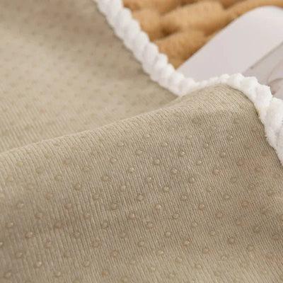 Plush and Non-Slip Winter Sofa Cover