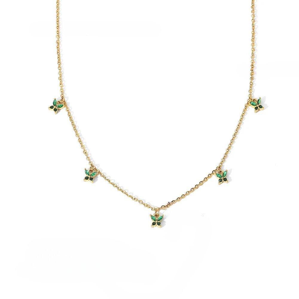 Colar Borboleta Banhado a Ouro 18K - Sundian - Sundian