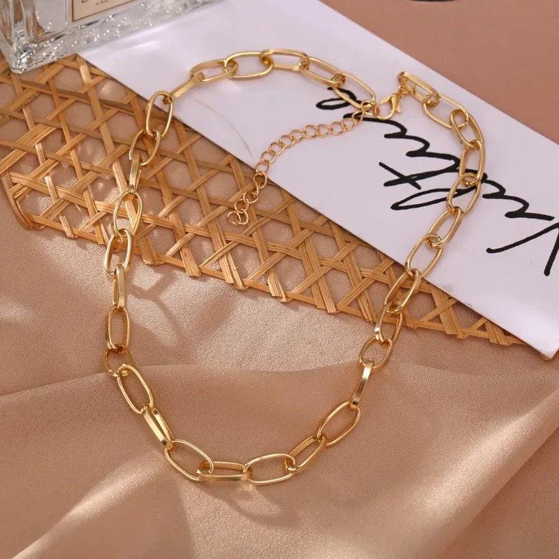 Colar Elos Banhado a Ouro 18k - Sundian - Sundian