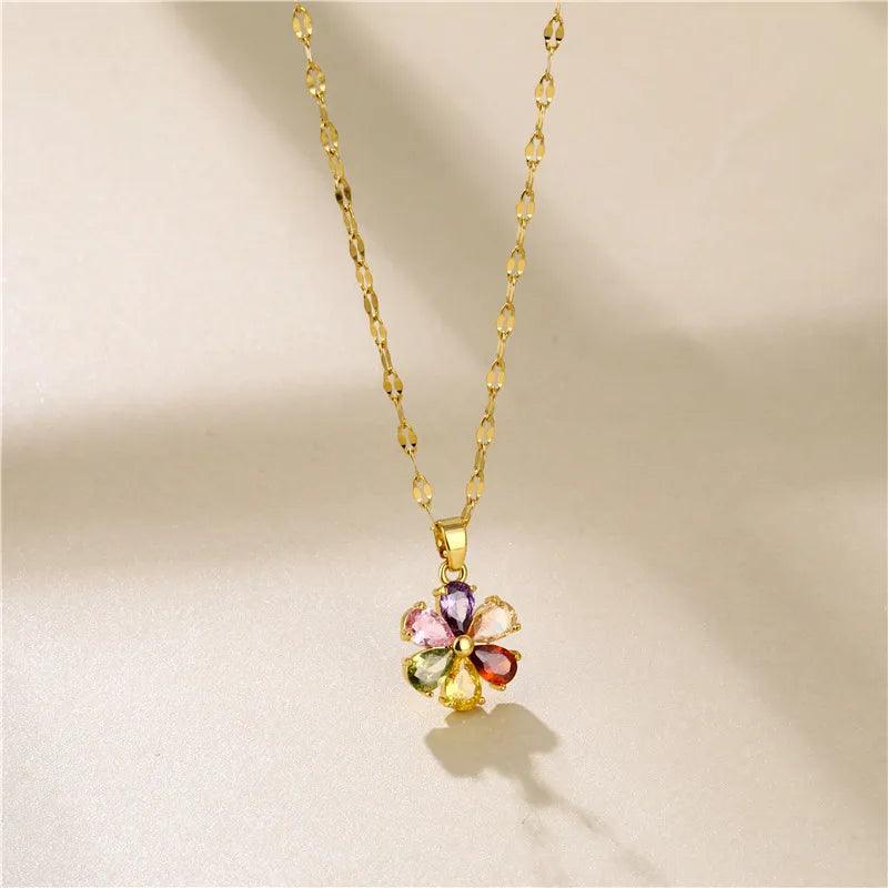 Colar Flor Vintage - Sundian - Sundian
