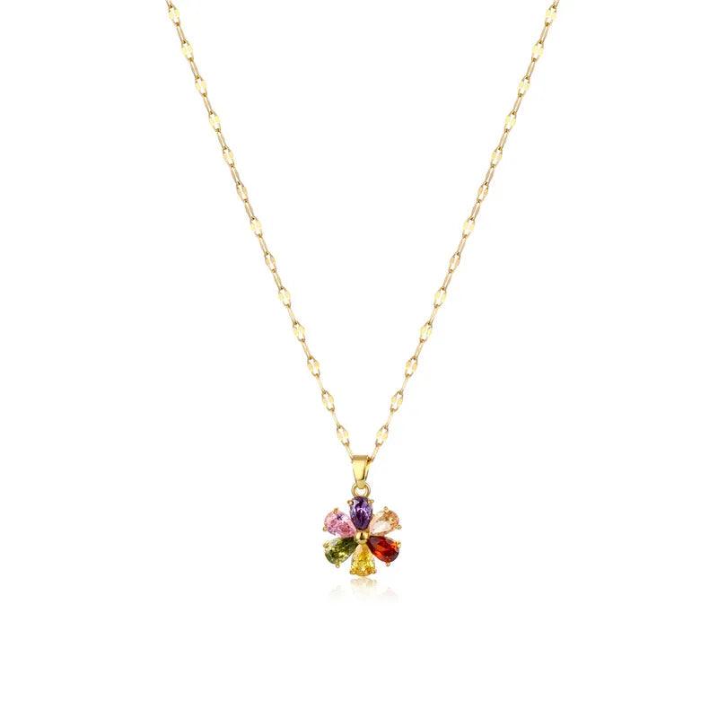 Colar Flor Vintage - Sundian - Sundian