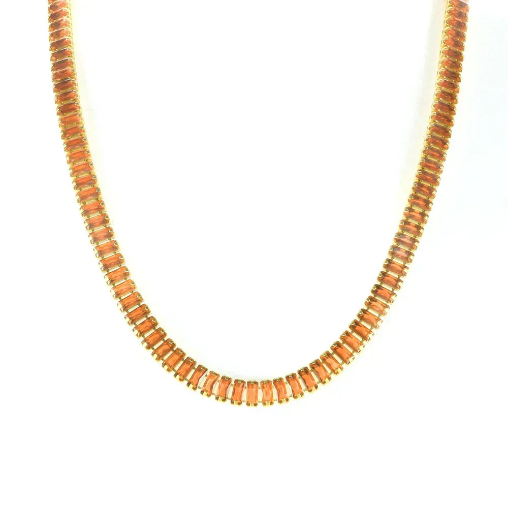 Collar Riviera en Oro de 18k: Elegancia y comodidad para el día a día.