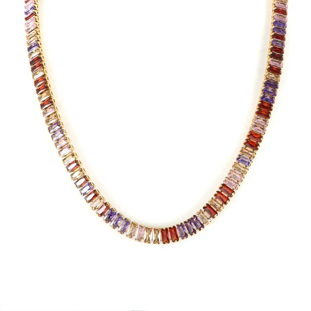 Collar Riviera en Oro de 18k: Elegancia y comodidad para el día a día.