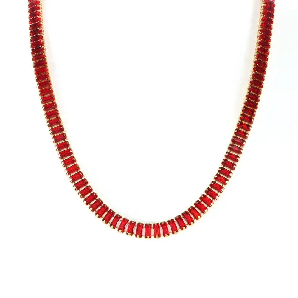 Collar Riviera en Oro de 18k: Elegancia y comodidad para el día a día.