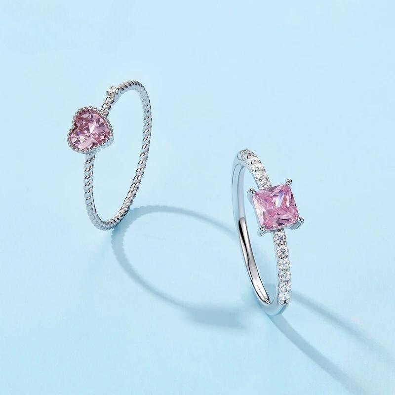 Conjunto Anel Love Rosa - Sundian - Sundian