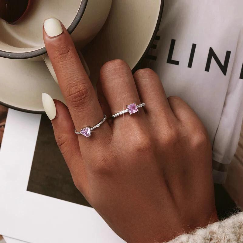 Conjunto Anel Love Rosa - Sundian - Sundian