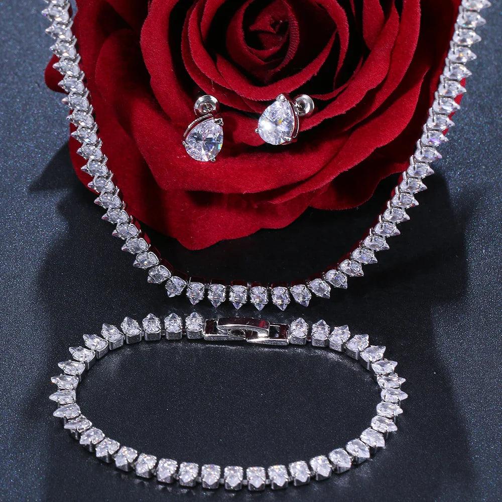 Conjunto Colar, Pulseira e Brinco Riviera - Sundian - Sundian
