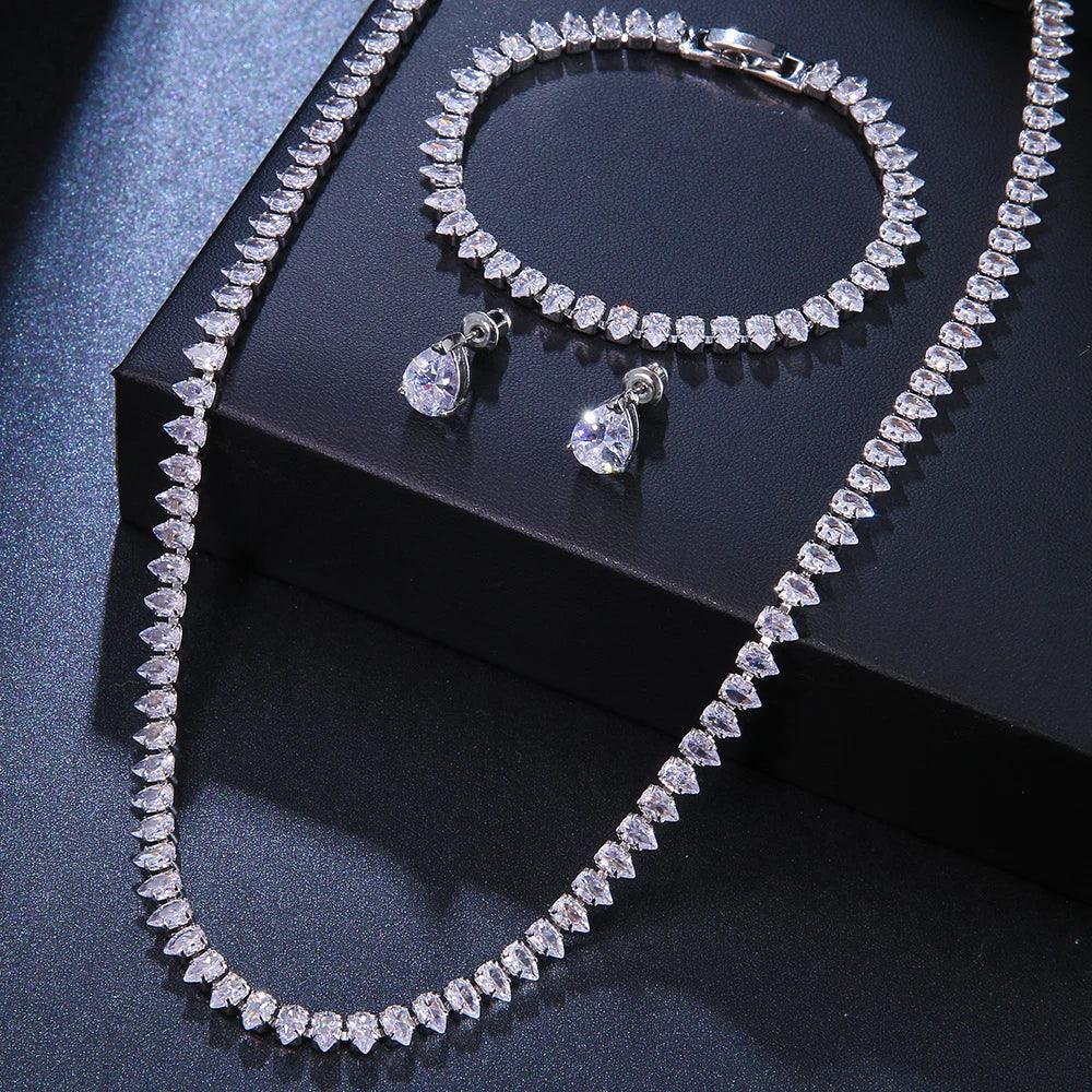 Conjunto Colar, Pulseira e Brinco Riviera - Sundian - Sundian