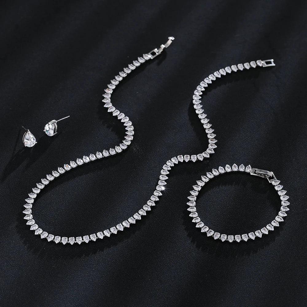 Conjunto Colar, Pulseira e Brinco Riviera - Sundian - Sundian