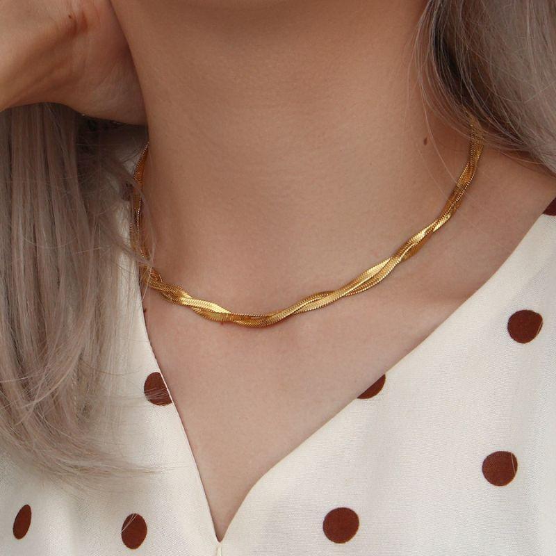 Conjunto Colar e Pulseira Torcido - Sundian - Sundian