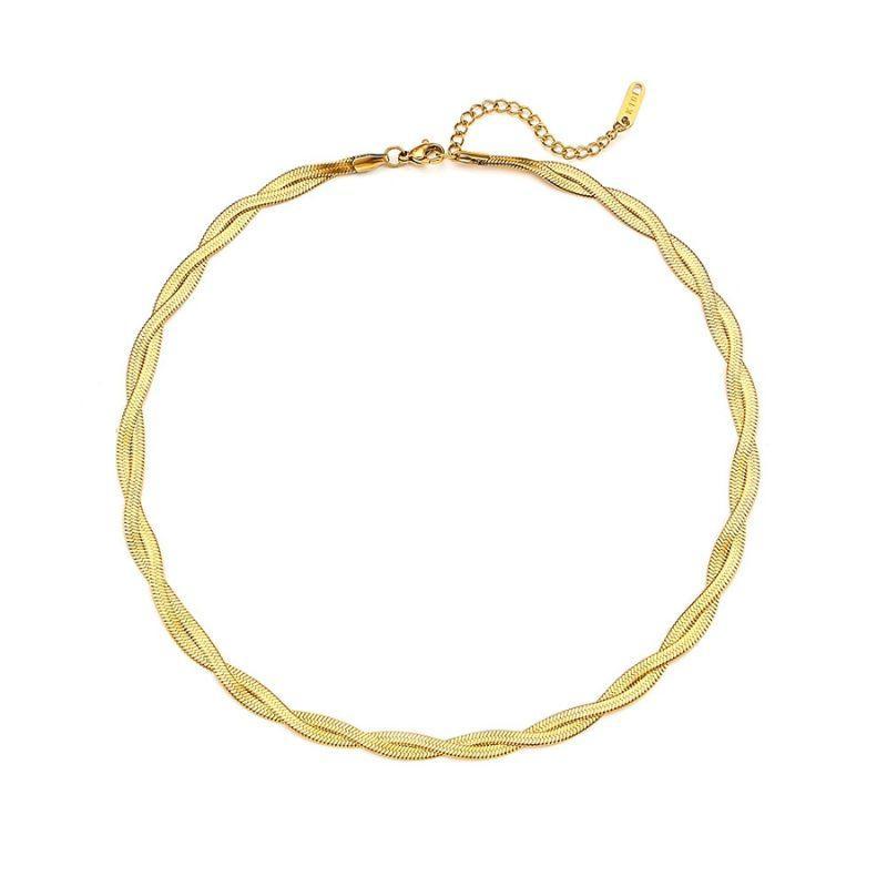 Conjunto Colar e Pulseira Torcido - Sundian - Sundian