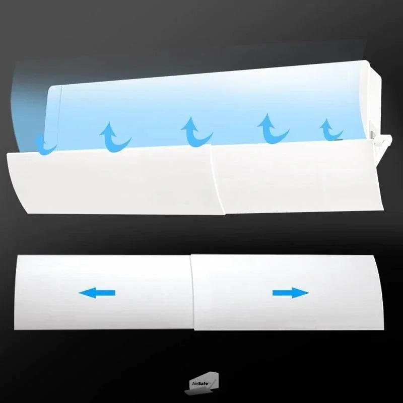 Deflector de aire acondicionado ajustable - Fácil de usar