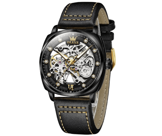 Relógio Masculino Original Automático Esqueleto Valmonte - Sundian - Sundian