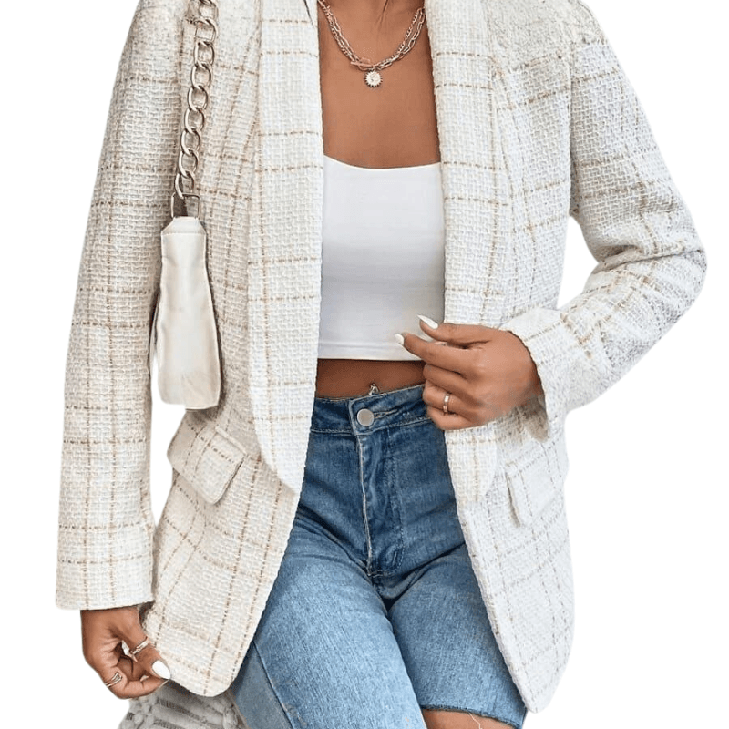 Blazer Feminino Casual em Linho Elegância Sutil - Sundian