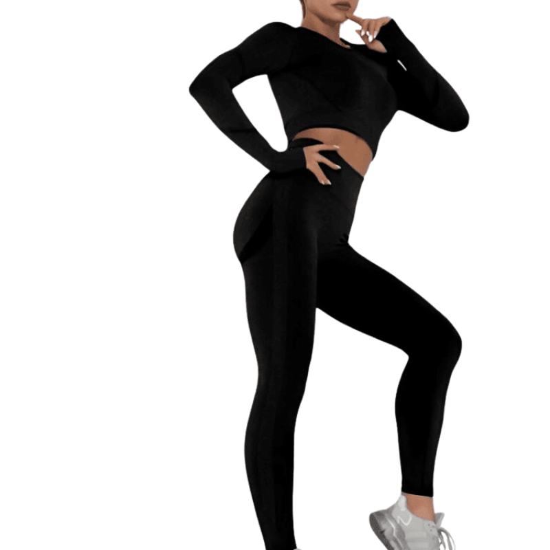 Conjunto Fitness Feminino Manga longa Solis - Sundian - Sundian