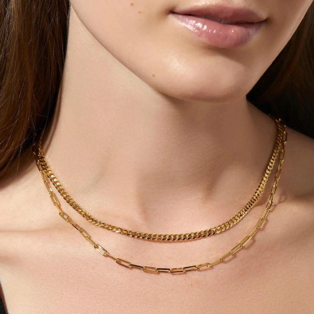 Colar Mix Vintage Banhado a Ouro 18K - Sundian - Sundian