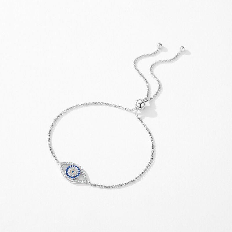 Pulseira Prata de Olho Grego Regulável - Sundian - Sundian