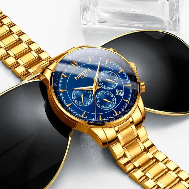 Relógio Masculino Nibosi Inox Gentleman - Sundian - Sundian