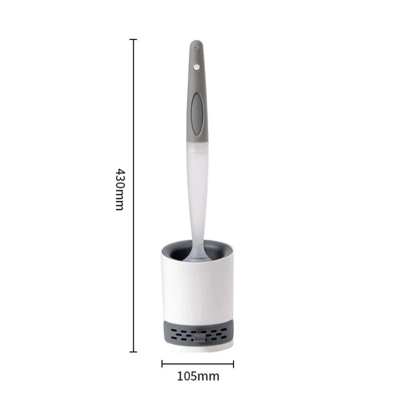 Toilet Cleaning Brush with Refillable Dispenser - SmartClean