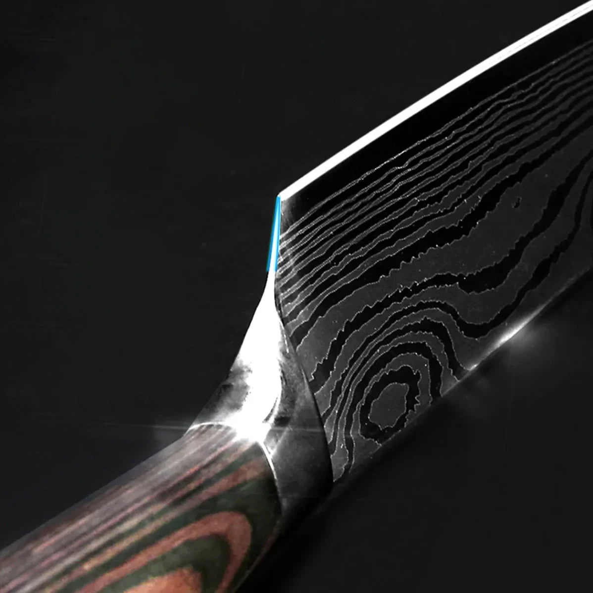 Cuchillo de chef forjado en acero de alta calidad