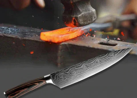 Cuchillo de chef forjado en acero de alta calidad
