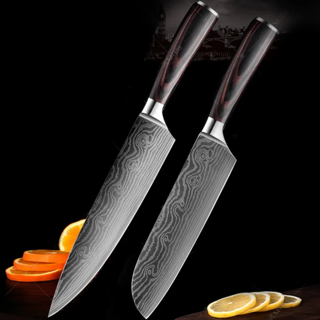 Cuchillo de chef forjado en acero de alta calidad