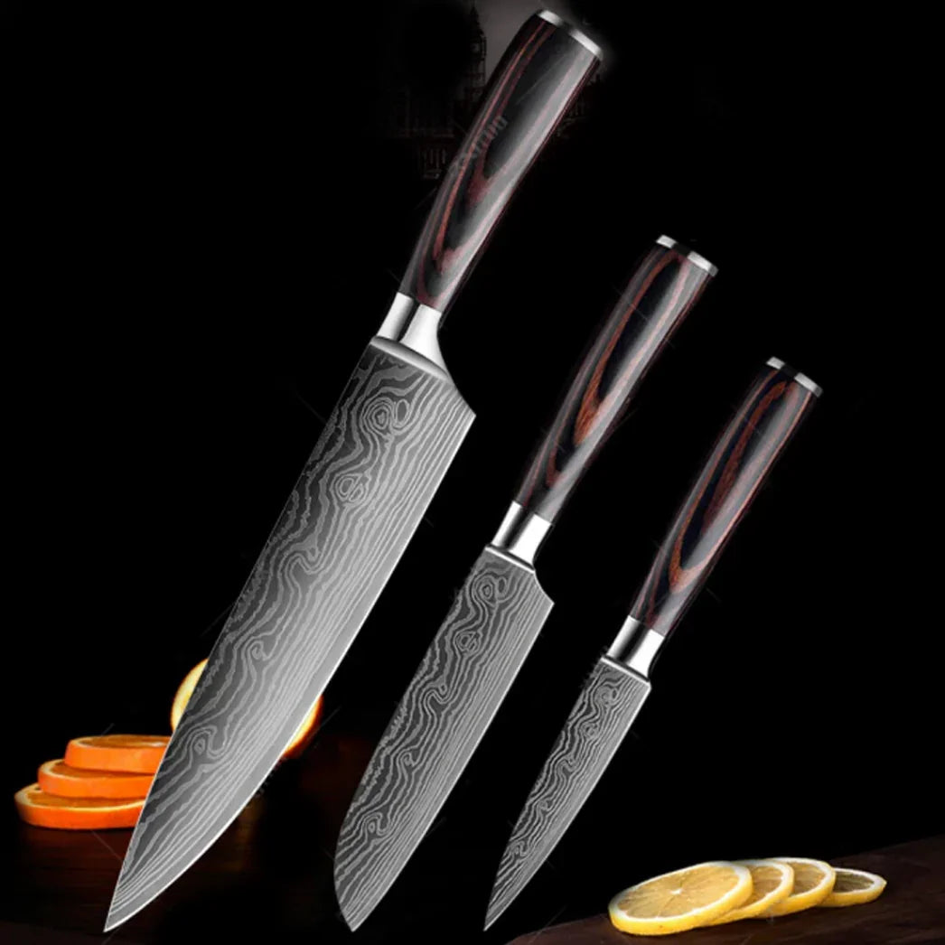 Cuchillo de chef forjado en acero de alta calidad