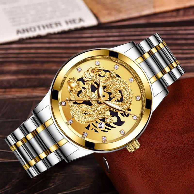 Relógio Dragon Gold - Sundian - Sundian