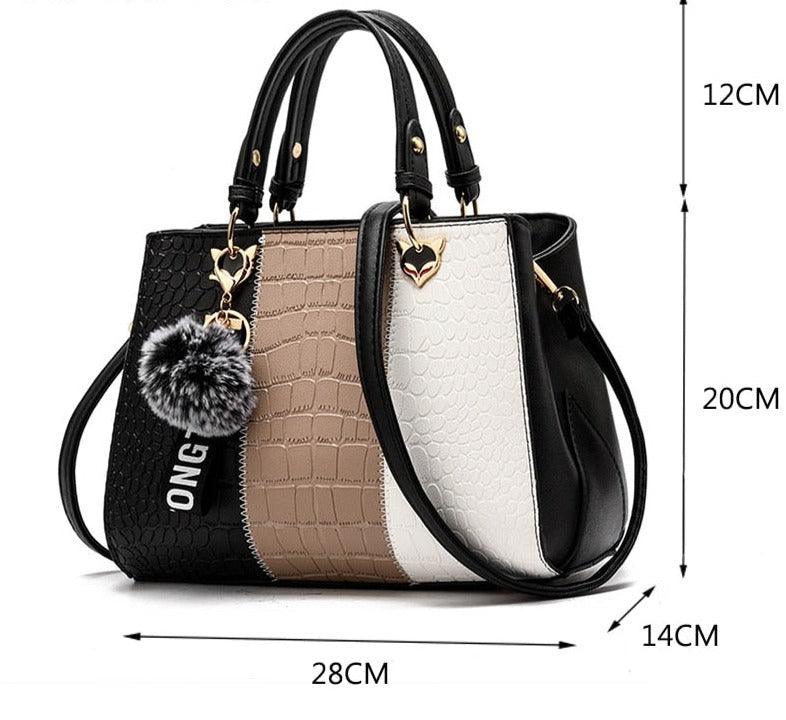 Bolsa Feminina de Couro Suélen - Sundian