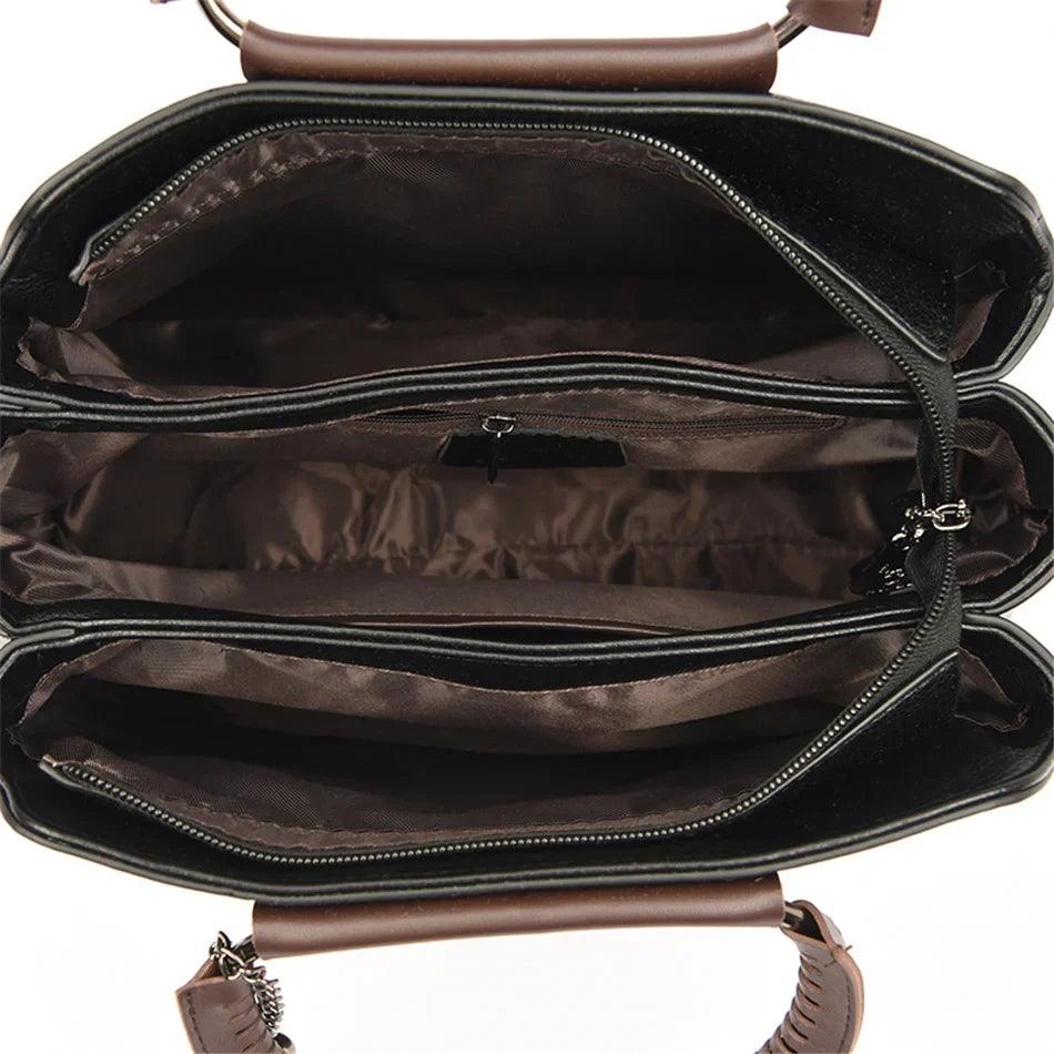 Bolsa Feminina de Couro Eva Classic - Sundian