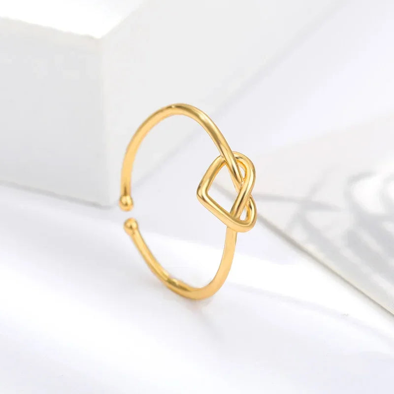Anel Ajustável Coração Infinito – Ideal para qualquer ocasião - Sundian