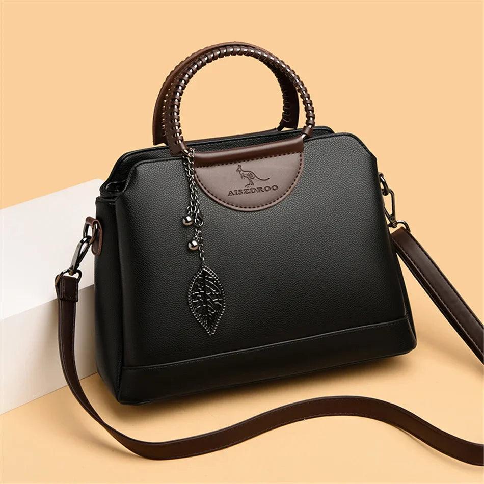 Bolsa Feminina de Couro Eva Classic - Sundian