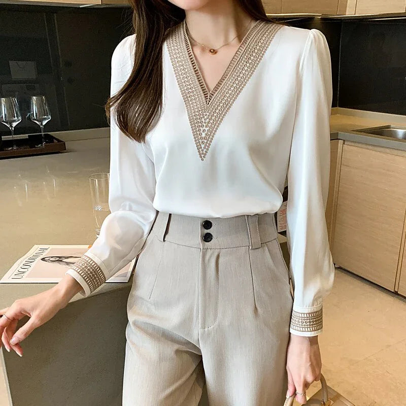 Blusa Maitê – Design moderno com toque clássico - Sundian