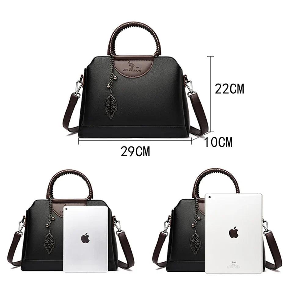 Bolsa Feminina de Couro Eva Classic - Sundian