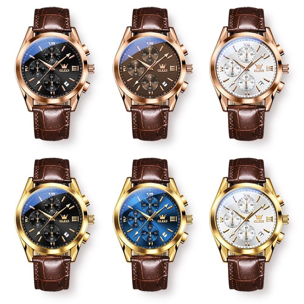 OLEVS Men's Casual Watch - Premium - Charming look to shine