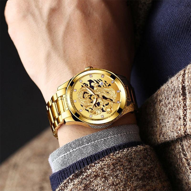 Relógio Dragon Gold - Sundian - Sundian