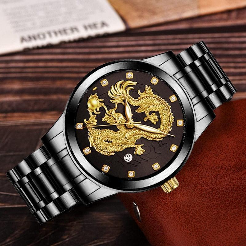 Relógio Dragon Gold - Sundian - Sundian