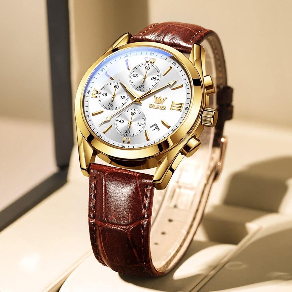 OLEVS Men's Casual Watch - Premium - Charming look to shine