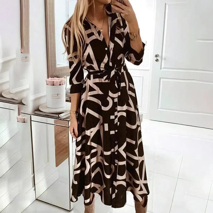 Vestido Ester – Design moderno com toque clássico