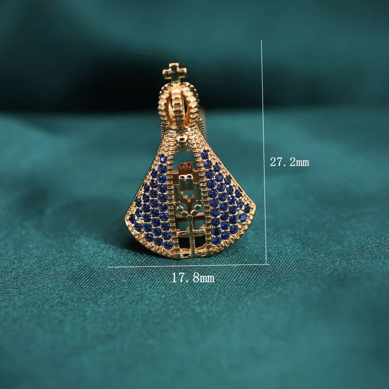 Colar de Nossa Senhora em Cristal de Zircônia