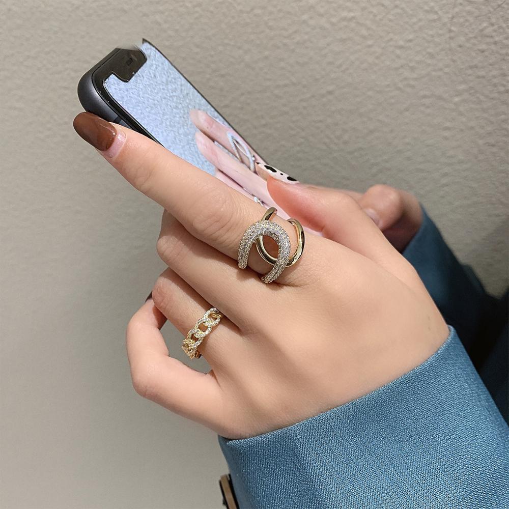 Anel Cristal de Saturno 18k - Sundian