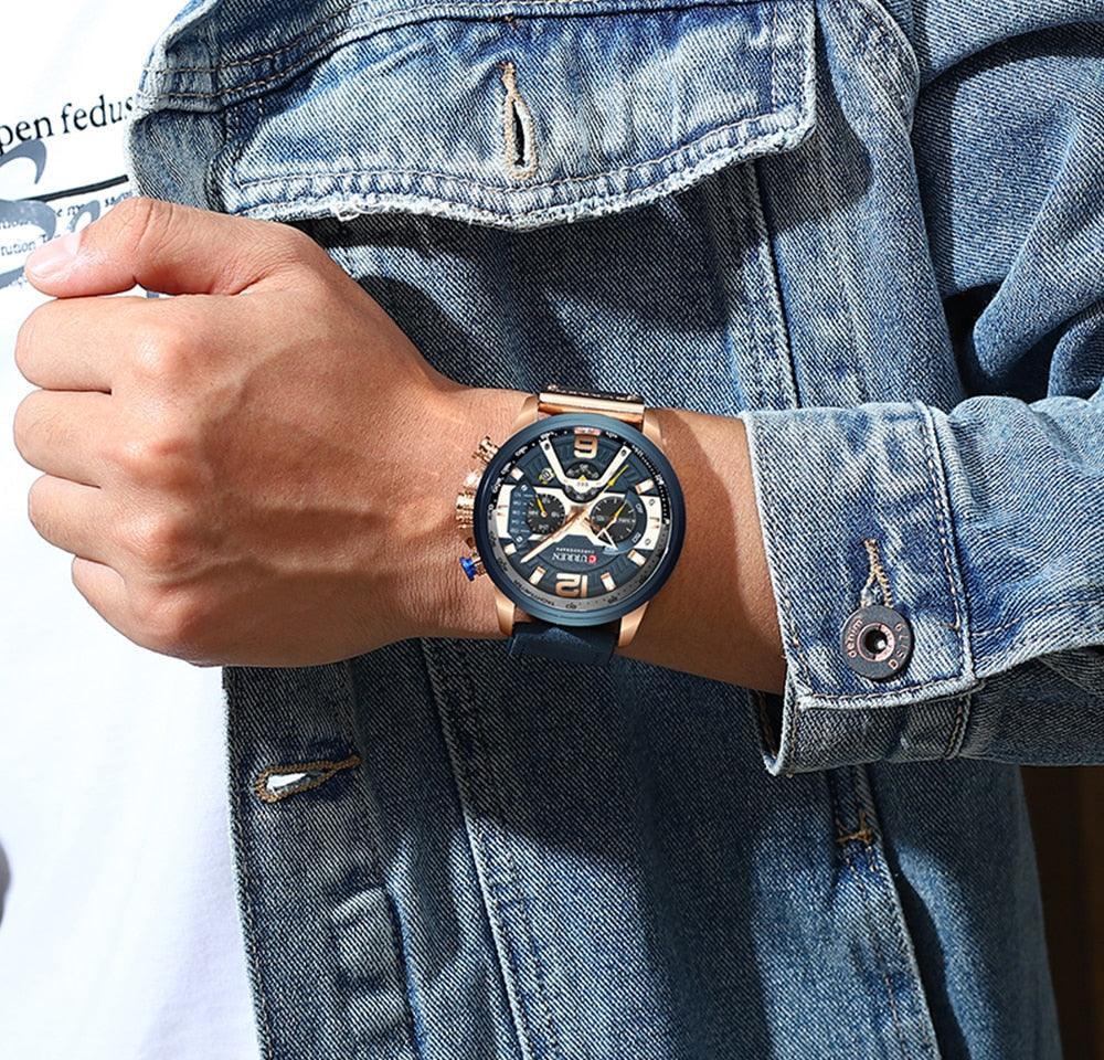 Reloj casual para hombre CURREN: sofisticación con un ajuste perfecto