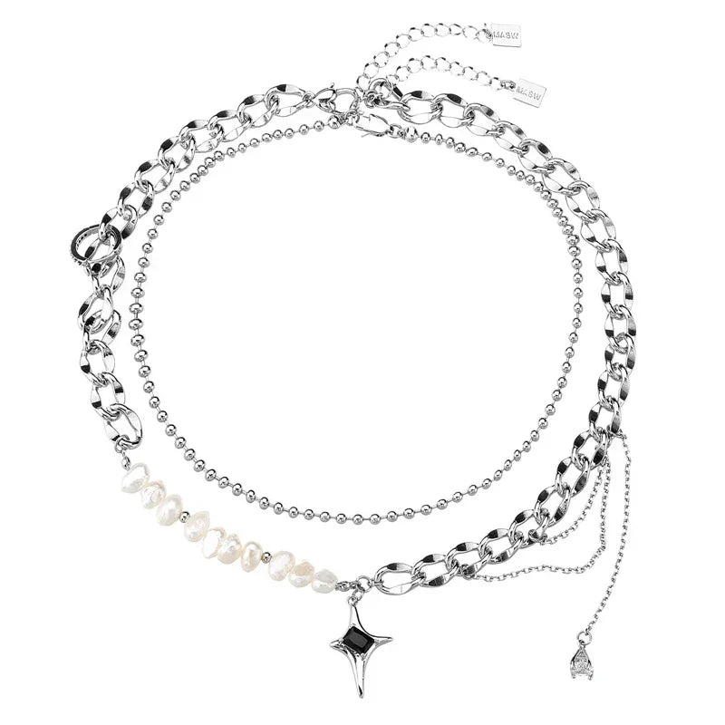 Collar Noche Estrellada en Plata 925 – Elegancia Celestial