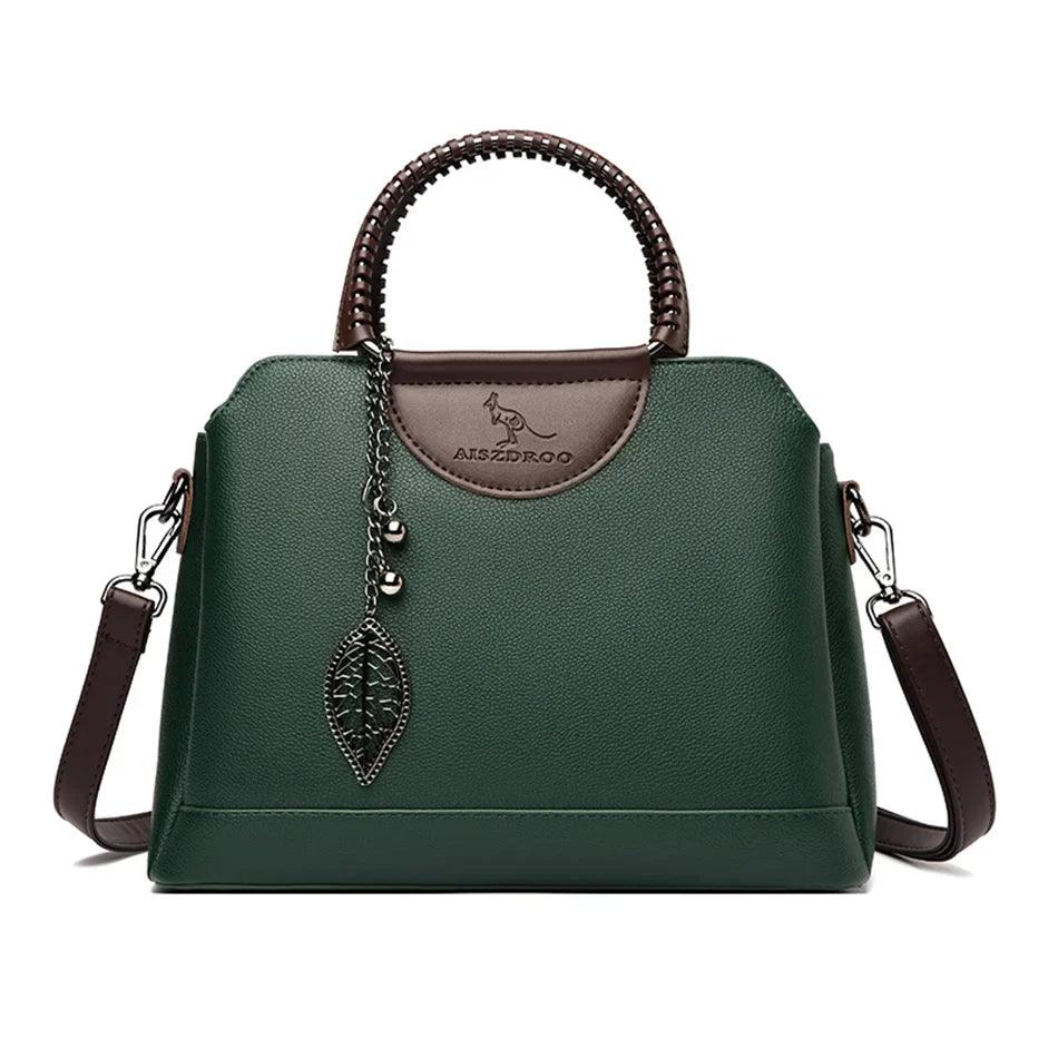Bolsa Feminina de Couro Eva Classic - Sundian