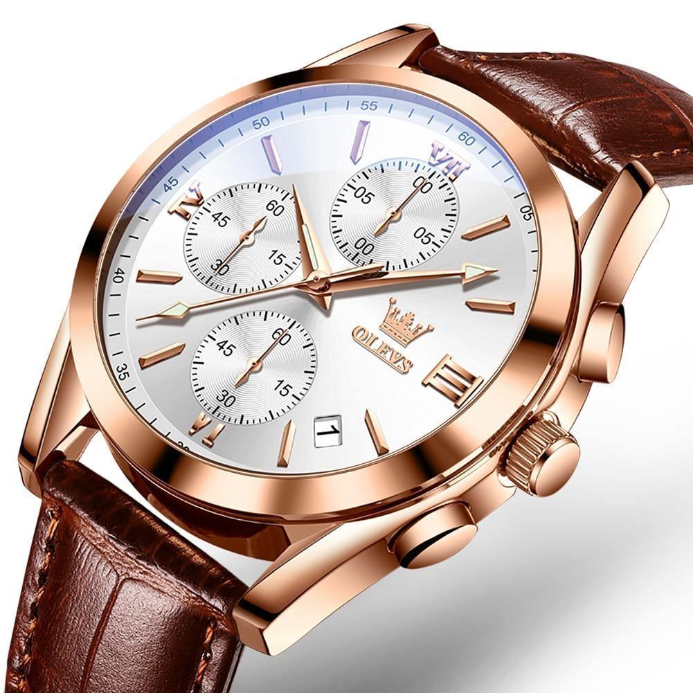 OLEVS Men's Casual Watch - Premium - Charming look to shine