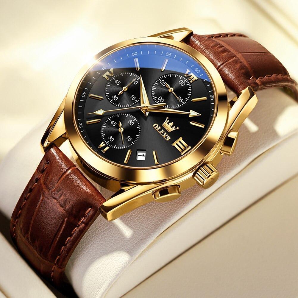 OLEVS Men's Casual Watch - Premium - Charming look to shine