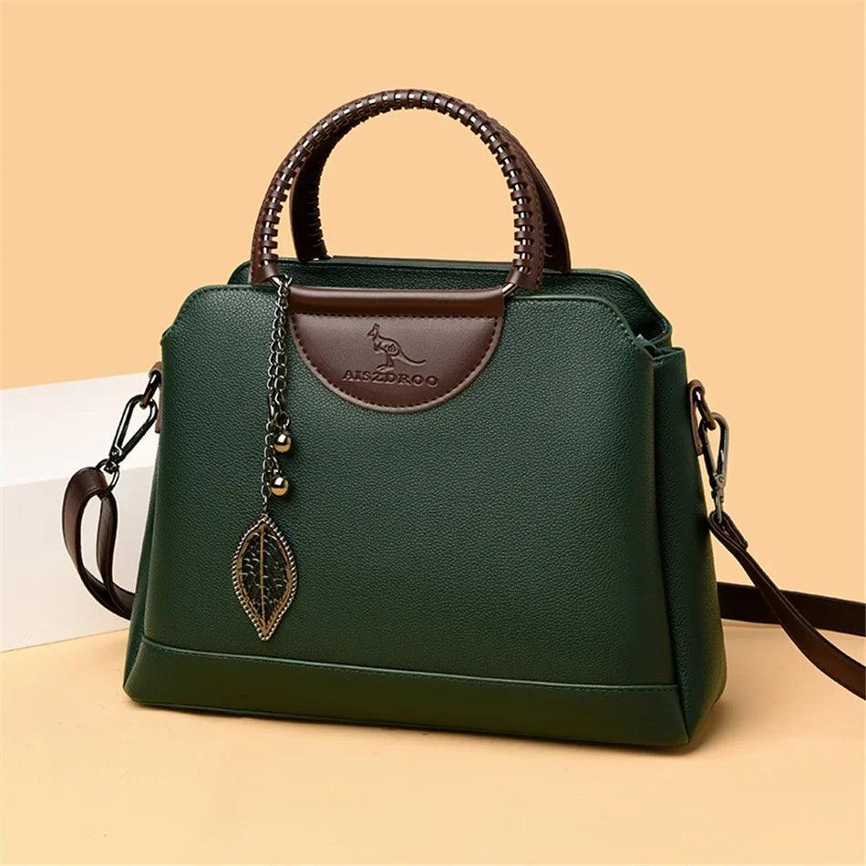 Bolsa Feminina de Couro Eva Classic - Sundian